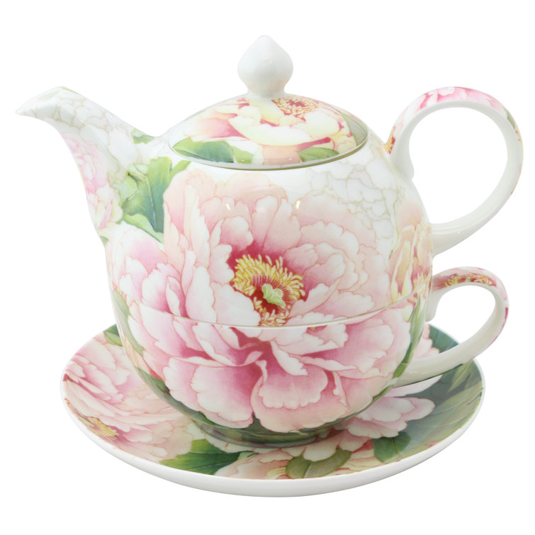 Ophelia & Co. Danis Porcelain Tea For One Set & Reviews Wayfair